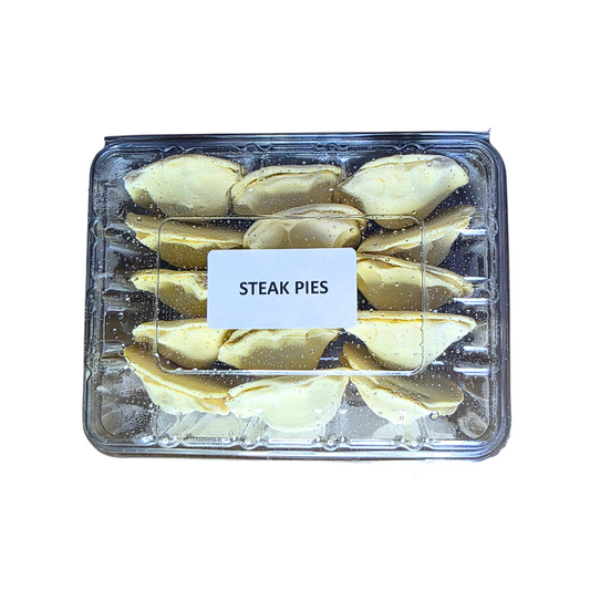 Pre Packed Frozen Pies - Steak