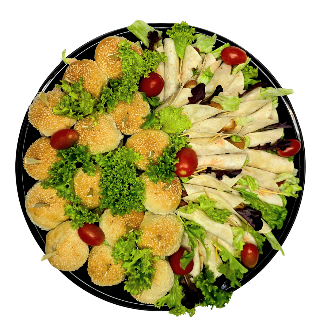The Burger & Wrap Platter